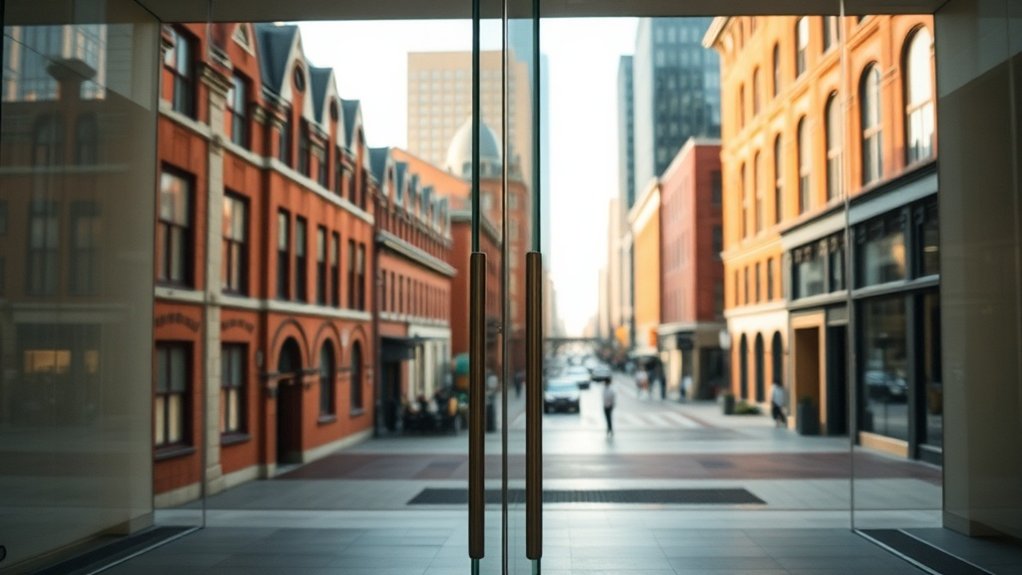 Glass Doors Woodside