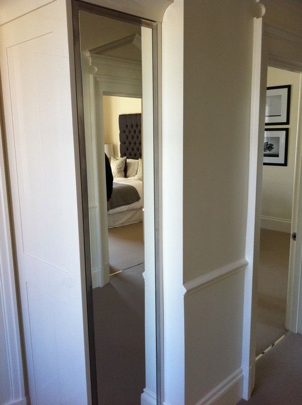 Full-length wardrobe mirror fitted in South Norwood home