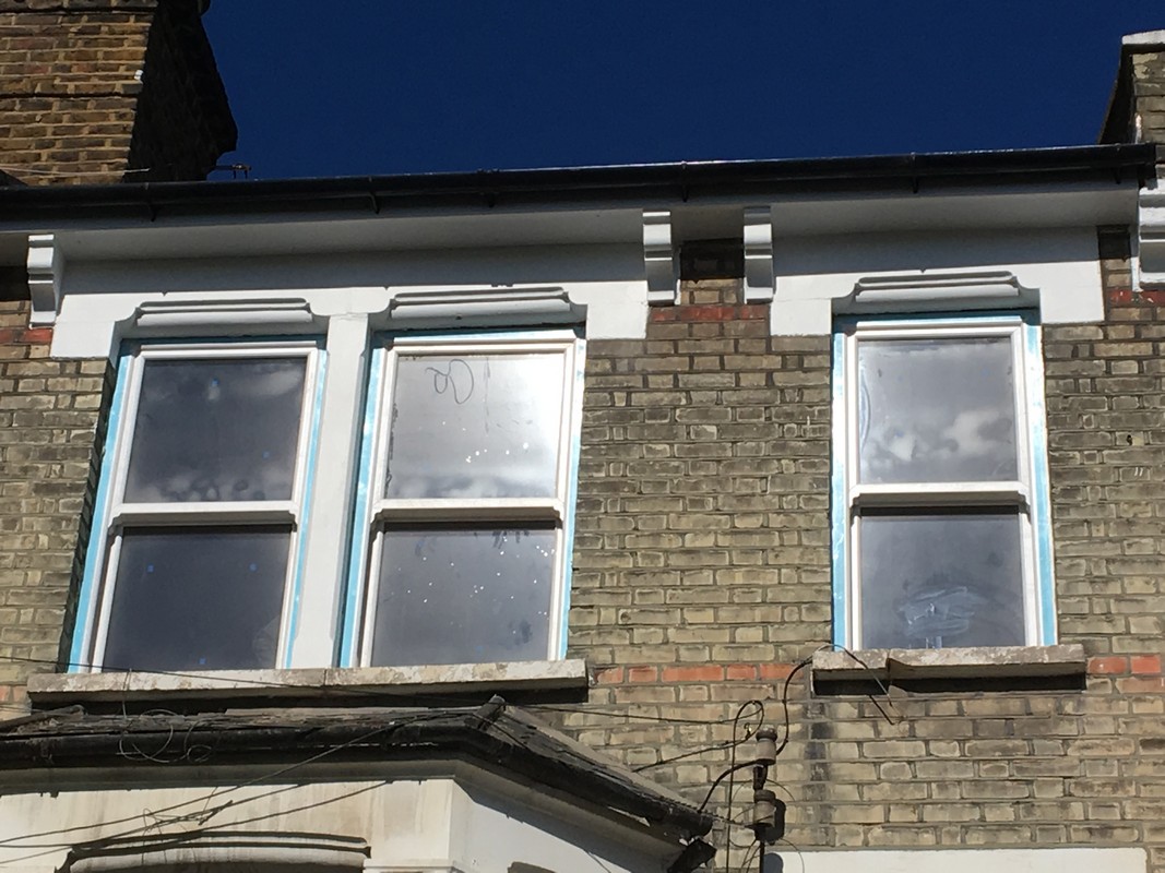 New uPVC sash windows fitted on Victorian terrace in South Norwood